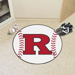 Rutgers University Ball Shaped Area rugs (Ball Shaped Area Rugs: Baseball)