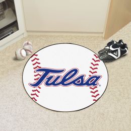 University of Tulsa Golden Hurricanes Ball Shaped Area Rugs (Ball Shaped Area Rugs: Baseball)