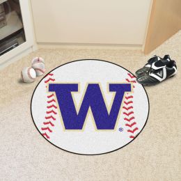 University of Washington Ball Shaped Area rugs (Ball Shaped Area Rugs: Baseball)
