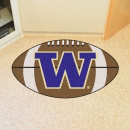 University of Washington Ball Shaped Area rugs (Ball Shaped Area Rugs: Football)