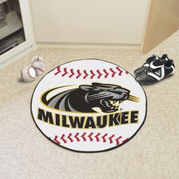 University of Wisconsin-Milwaukee Ball Shaped Area rugs (Ball Shaped Area Rugs: Baseball)