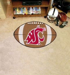 Washington State University Ball Shaped Area Rugs (Ball Shaped Area Rugs: Football)