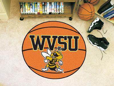 West Virginia State University Ball Shaped Area Rugs (Ball Shaped Area Rugs: Basketball)