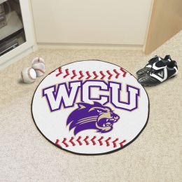Western Carolina University Ball Shaped Area Rugs (Ball Shaped Area Rugs: Baseball)
