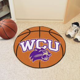 Western Carolina University Ball Shaped Area Rugs (Ball Shaped Area Rugs: Basketball)