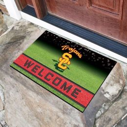 Southern California University Flocked Rubber Doormat - 18 x 30