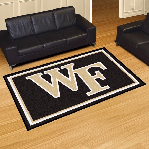 Wake Forest University Demon Deacons Area Rug â€“ 5 x 8