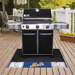 New York Mets Retro Grill Mat - Vinyl 26 x 42