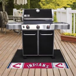 Cleveland Guardians Retro Grill Mat â€“ Vinyl 26 x 42