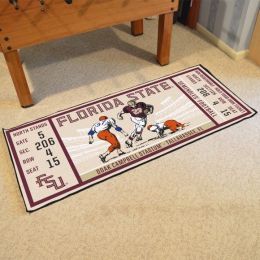 Florida State Seminoles Ticket Runner Mat - 29.5 x 72