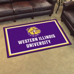 Western Illinois University Area Rug - 4 x 6 Nylon