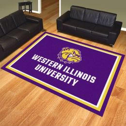 Western Illinois University Leathernecks Area Rug â€“ 8 x 10