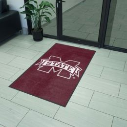 Mississippi State Bulldogs Area Rug - 3' x 5' Logo Nylon