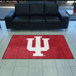 Indiana Hooisers Area Rug - 4' x 6' Logo Nylon