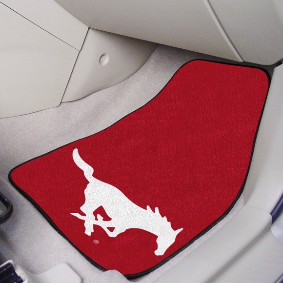Southern Methodist University  2pc Printed Carpet Car Mat Set