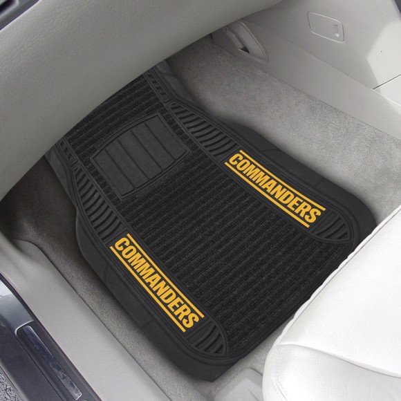 Washington Football Team Deluxe Car Mat Set â€“ Vinyl & Carpet