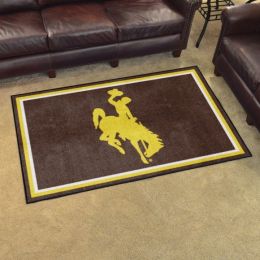 Wyoming University Area Rug - 4 x 6 Nylon