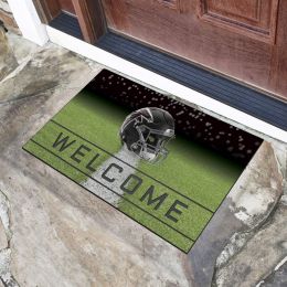 Atlanta Falcons Flocked Rubber Doormat - 18 x 30