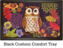 Indoor & Outdoor Floral Owl MatMate Doormat-18x30