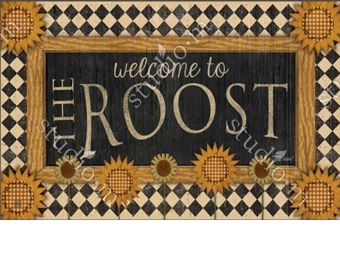 Indoor & Outdoor Morning Chatter MatMates Doormat-18x30