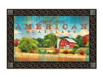 Indoor & Outdoor MatMates Insert Doormat - Red Barn