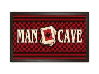 Indoor & Outdoor MatMates Sayings Doormat - Man Cave