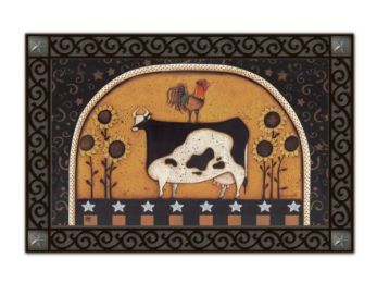 Indoor & Outdoor MatMates Insert Doormat - Barnyard Friends