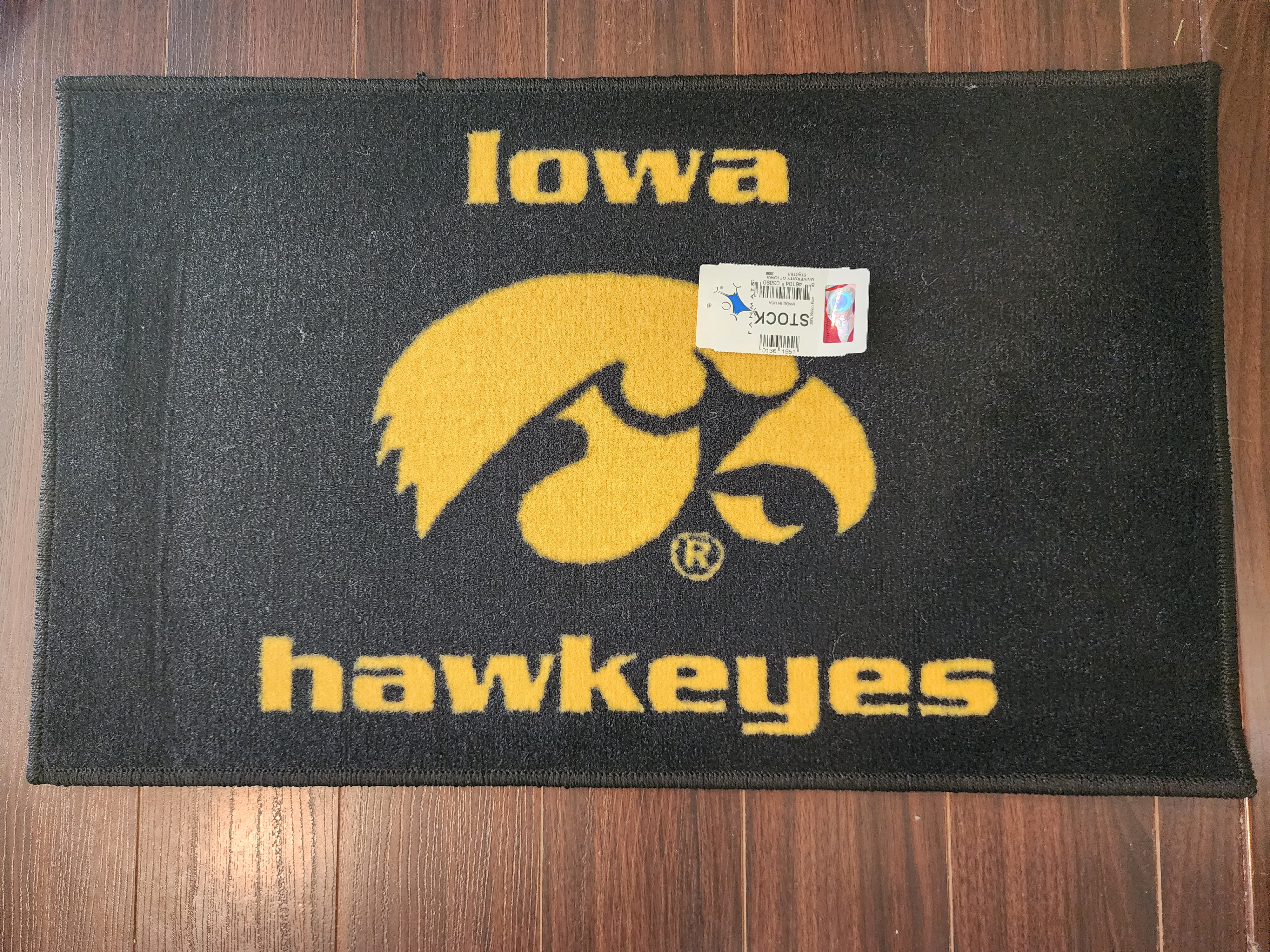 University of Iowa Starter Nylon Eco Friendly  Doormat
