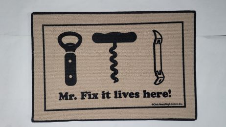 Mr Fix it Lives Here Funny Doormat - 18 x 30