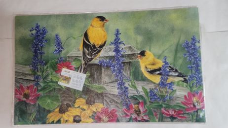 Garden Finches Indoor & Outdoor MatMate Doormat - 18 x 30