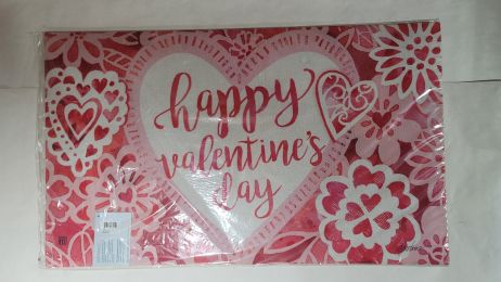 Valentine Lace Indoor & Outdoor MatMate Doormat - 18 x 30
