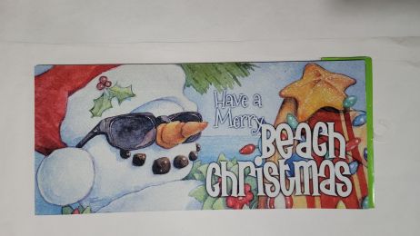 Beach Christmas Sassafras Mat - 10 x 22 Insert Doormat