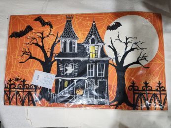 Haunted House Fall Indoor & Outdoor Insert Doormat - 18x30
