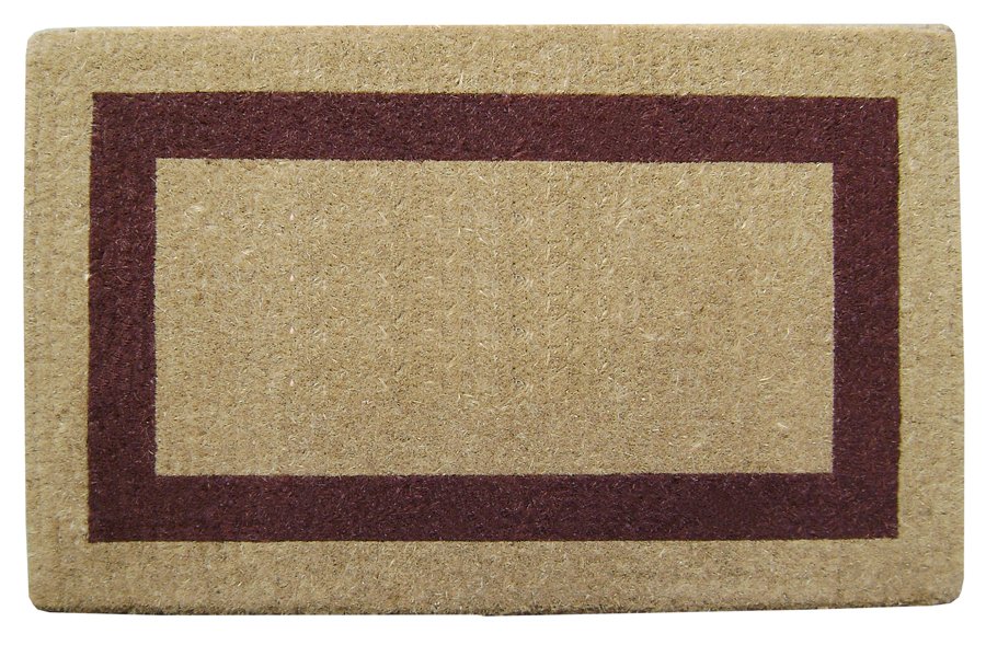 Brown Picture Frame Natural Coco Coir Doormat Mat