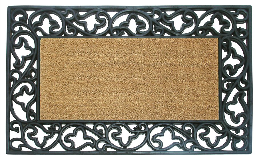 Acanthus Rubber Natural Coco Coir Doormat Welcome Mat