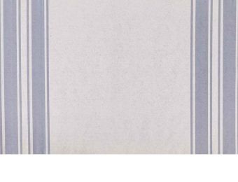 Grey Ticking Stripe Layering Mat - 42 x 26.5