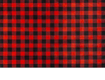 Red and Black Buffalo Check Layering Mat - 42 x 26.5