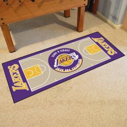 LA Lakers 2020 Champs Court Runner Mat - Nylon 30 x 72