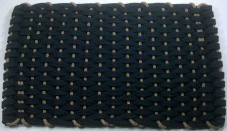 Navy blue & Tan Rockport Rope Mat