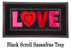 Love Heart Sassafras Mat - 10 x 22 Insert Doormat