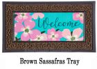 Dogwood Blossoms Sassafras Mat - 10 x 22 Insert Doormat