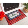 Red and Black Buffalo Check Layering Mat - 42 x 26.5