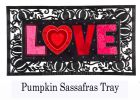 Love Heart Sassafras Mat - 10 x 22 Insert Doormat