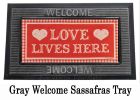 Love Lives Here Sassafras Mat - 10 x 22 Insert Doormat