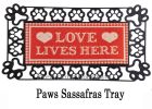 Love Lives Here Sassafras Mat - 10 x 22 Insert Doormat