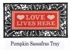 Love Lives Here Sassafras Mat - 10 x 22 Insert Doormat