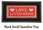 Love Lives Here Sassafras Mat - 10 x 22 Insert Doormat