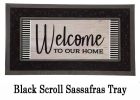 Wood Grain Welcome Sassafras Mat - 10 x 22 Insert Doormat