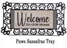 Wood Grain Welcome Sassafras Mat - 10 x 22 Insert Doormat