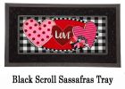 Hearts and Love Sassafras Mat - 10 x 22 Insert Doormat